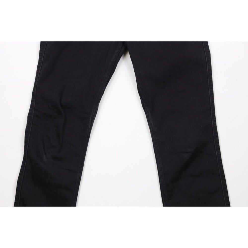 DU/ER DUER Womens Size 29 Faded Performance Denim Slim Straight Leg Jeans Black - Picture 3 of 16